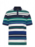 Fred Perry - Striped Relaxed Polo - L&uuml;hikeste varrukatega - XL
