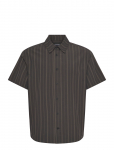 HAN Kj&oslash;benhavn - Washed Stripe Short Sleeve Shirt - Vabaaja s&auml;rgid - 46
