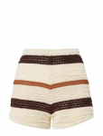 Malina - Lenita Multi Colored Knitted Mini Shorts - Vabaaja l&uuml;hikesed p&uuml;ksid - XL