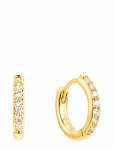 By Jolima - Verona Crystal Small Hoop - R&otilde;ngad - ONE SIZE 1 cm