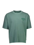 Lindbergh - G/D Oversized Cropped Logo Tee S/S - L&uuml;hikeste varrukatega - M