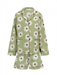Anna + Nina - White Lotus Dreams Pyjama - Pidžaamad (komplektid) - S