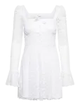 Bubbleroom - Square Neck Lace Dress - L&uuml;hikesed kleidid - XL