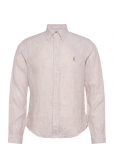 Polo Ralph Lauren - Custom Fit Striped Linen Shirt - Linased s&auml;rgid - S