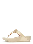FitFlop - Lulu Ultra-Jewel Metallic Toe-Post Sandals - Pl&auml;tud - 37