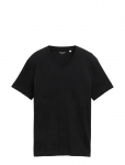Tom Tailor - V-Neck T-Shirt With Embro - L&uuml;hikeste varrukatega - XL