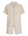 Jack & Jones - Jjglobal Waffle Resort Shirt Ss Set Mp - L&uuml;hikeste varrukatega s&auml;rgid - XXL