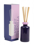 Paddywax - Doftdiffuser Stacked I 2 F&auml;rgat Glas - Lavendel/M&ouml;rklilal - Violet Vanilla - L&otilde;hnahajutajad - 5X5X10.9CM