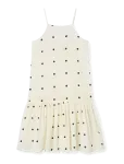 THE ANIMALS OBSERVATORY - Hummingbird Kid Dress White Squares - Varrukateta vabaajakleidid - 128