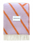 Maison Deux - Lines Blanket Lilac/Orange - Tekid ja pleedid - 130X 200CM