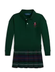 Ralph Lauren Kids - Polo Bear Pleated-Skirt Fleece Dress - Pikkade varrukatega vabaajakleidid - 124-128