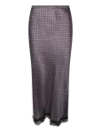 Topshop - Tsdanita Satin Lace Trim Maxi Skirt Wvn - Maksiseelikud - 42