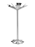 Anna + Nina - Tall Frilly Argent Candle Holder - K&uuml;&uuml;nlajalad - ONE SIZE