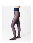 Swedish Stockings - Viveca Stripe Tights - Sukkp&uuml;ksid - M