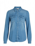 Vila - Vibista Denim Shirt-Noos - Pikkade varrukatega - S