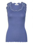 Rosemunde - Rwbabette Silk Sl U-Neck Long Lace - Varrukateta - M