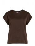 Vila - Viellette S/S Satin Top - Noos - L&uuml;hikeste varrukatega - 44