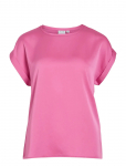 Vila - Viellette S/S Satin Top - Noos - L&uuml;hikeste varrukatega - 42