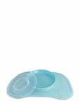 Twistshake - Twistshake Click Mat + Plate 6+M Pastel Blue - Taldrikud - ONE SIZE