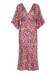 Malina - Juno V-Neck Satin Midi Dress - P&otilde;lveni ja midi - XS