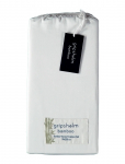 Gripsholm - Envelope Sheet Bamboo 90X200Cm, White 90X200 Cm - Kummiga voodilinad - 90X200CM