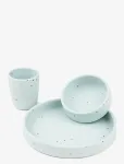 Done By Deer - Silicone Dinner Set Confetti Blue - &Otilde;htus&ouml;&ouml;gikomplektid - ONE SIZE