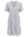 ONLY - Onltiri-Caro S/S V-Neck Lin Dress Cc Pnt - L&uuml;hikesed kleidid - XS