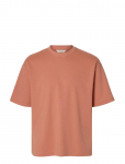 Selected - Slmlooseoscar Ss O-Neck Tee Noos - L&uuml;hikeste varrukatega - S