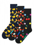 Happy Socks - 3-Pack Classic Banana Socks - Tavalised sokid - 36-40
