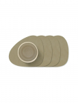 LIND DNA - 4-Set Glass Mat Curve Nupo - Joogialused - 11X13CM