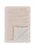 House Nordic - Elin - Blanket - Plaid, Artificial Fur, White 130X180 Cm - Tekid ja pleedid - 130X180CM