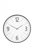 House Nordic - Sari - Wall Clock, Black And White, , Silent Movement, &Oslash;51 Cm - Seinakellad - 51X51X5CM