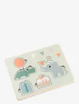 Done By Deer - First Layer Puzzle Celebration Colour Mix - Puidust pusled - ONE SIZE