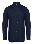 Polo Ralph Lauren - Slim Fit Linen Shirt - Linased s&auml;rgid - XXL