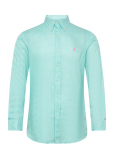 Polo Ralph Lauren - Custom Fit Linen Shirt - Linased s&auml;rgid - XL