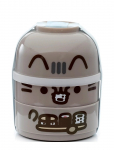 Puckator - Stacked Bento Box Lunch Box With Cutlery - Toidukarbid - ONE SIZE
