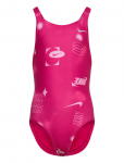 NIKE SWIM - Nike Hydrastrong Multi Print Fastback One Piece - Ujumisriided - 150-160