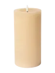 C'est Bon - Rustic Finish Led Pillar Candle - LED-k&uuml;&uuml;nlad - H20CM