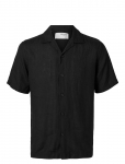 Selected - Slhrlxkylian Linen Ss Shirt Resort - L&uuml;hikeste varrukatega s&auml;rgid - M