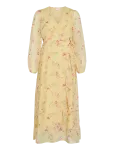 Vila - Viedee L/S Ankle Wrap Dress/Dc/Ka - P&otilde;lveni ja midi - 36