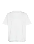 Weekday - Relaxed Boxy Cotton T-Shirt - L&uuml;hikeste varrukatega - L