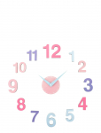 KARLSSON - Wall Clock Diy Chica Multi Colour - Kellad - &Oslash;:60CM