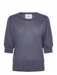 Minus - Msliva Puff Sleeve Metallic Knit Pullover - Džemprid - S