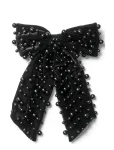 DAY ET - Day Pearly Velvet Bow - Juukseklambrid - ONE SIZE