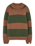 THE ANIMALS OBSERVATORY - Stripes Brown Boxfish Sweater - Pulloverid - 10 Y