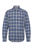 GANT - Reg Flannel Melange Check Shirt - Ruudulised s&auml;rgid - XXL