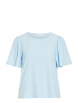 Vila - Vibelli O-Neck S/S Top - Noos - L&uuml;hikeste varrukatega - L