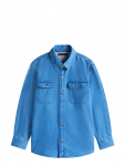 Tommy Hilfiger - Mid Blue Denim Shirt Ls - Pikkade varrukatega s&auml;rgid - 176