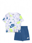 Nike - Nkn N Nsw Aop Lt Wt Ft Short S - Komplektid l&uuml;hikeste varrukatega T-s&auml;rgiga - 116/122