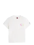 Tommy Jeans - Tjw Reg Tj Bubble Ss Tee Ext - L&uuml;hikeste varrukatega - S